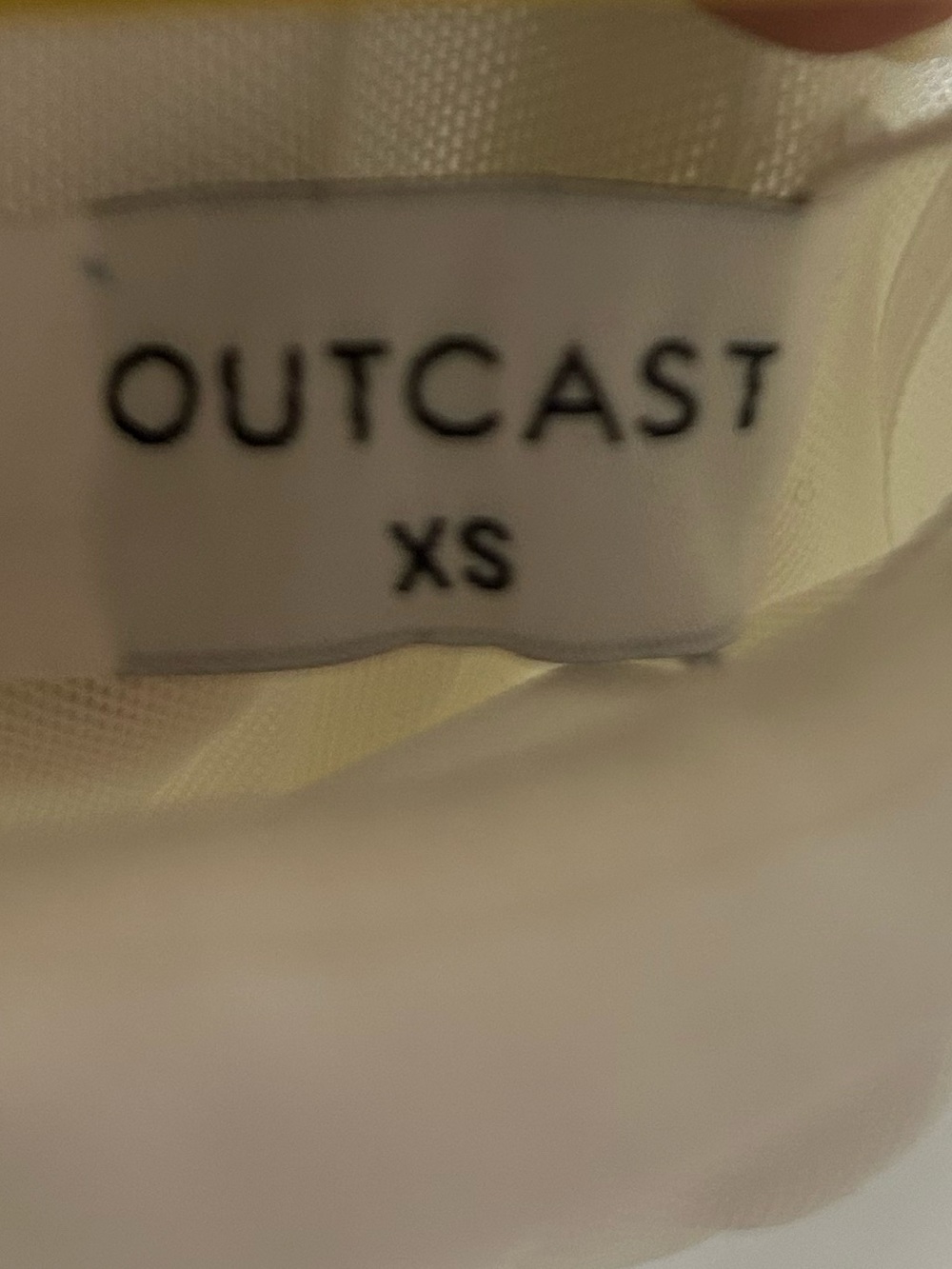 NWT Outcast XS SOLA MESH CORSET TOP WHITE bustier shaping flattering cream - Picture 11 of 14